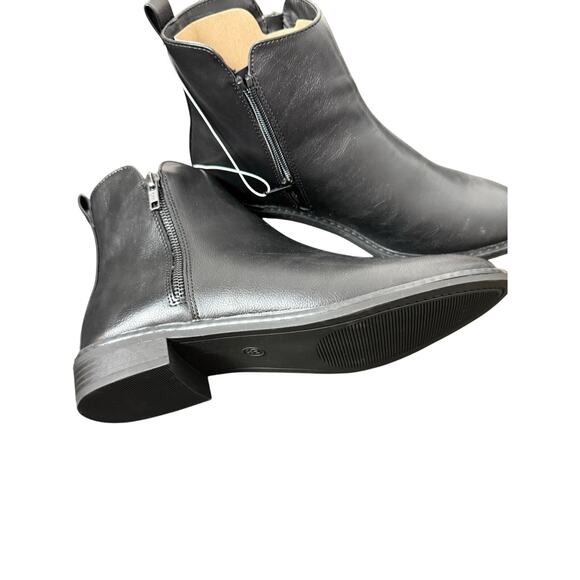 NWT Women’s Universal Thread Double zip Black Boots size 9.5 - Picture 1 of 9